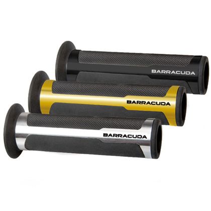 Poignées de guidon Barracuda RACING GRIPS Universel - Gris