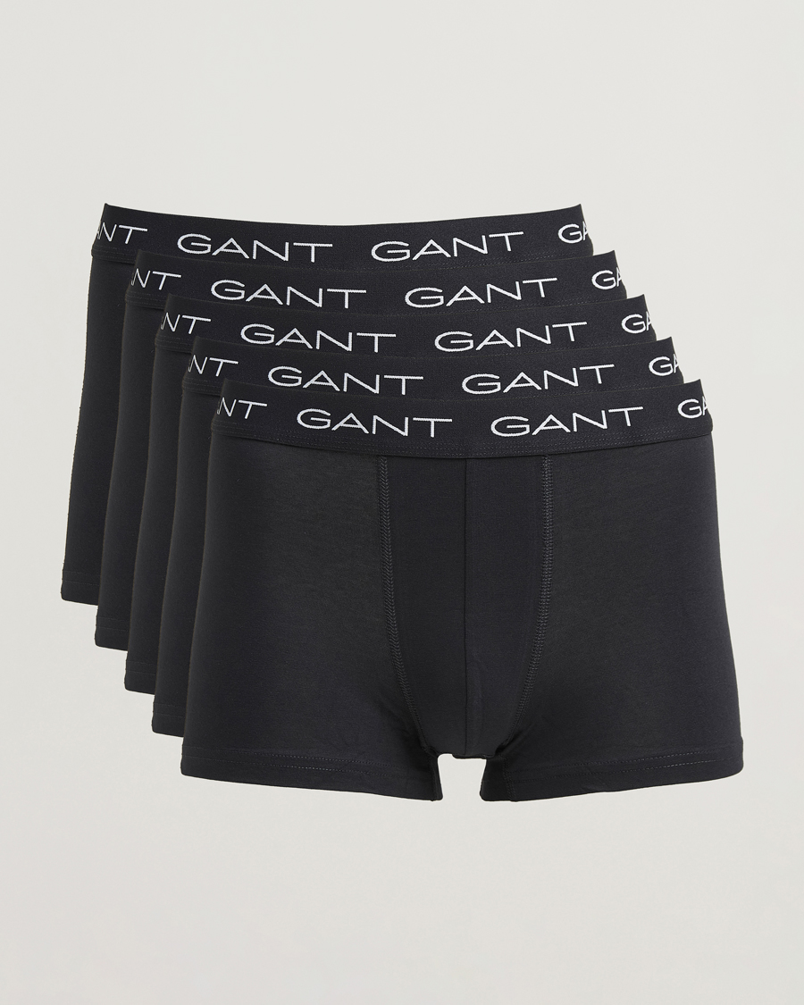 GANT 5-Pack Trunks Black