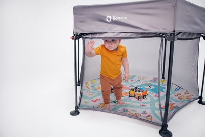 Lionelo ROEL Lekegrind  for Barn & Baby, Grey Multicolor