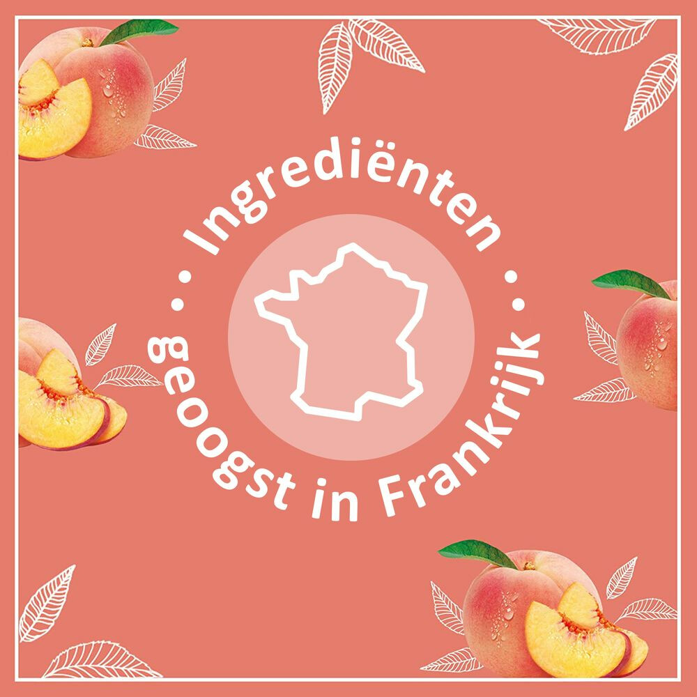 6x Le Petit Marseillais Douchegel Bio White Peach & Bio Nectarine250 ml