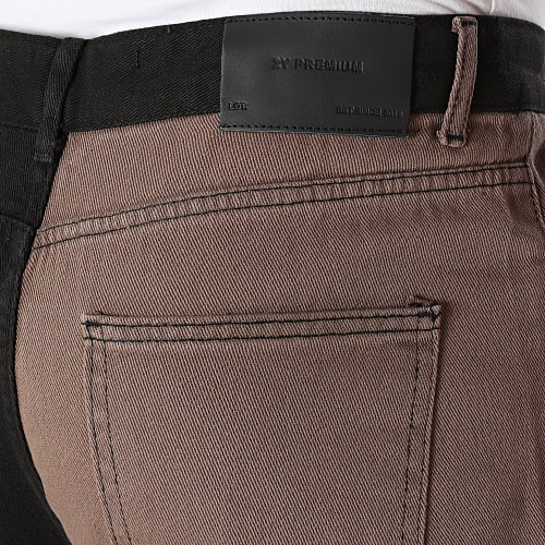 Jean Regular Noir Marron