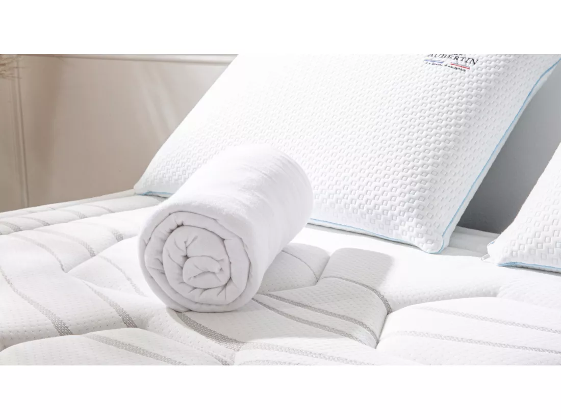 Protège matelas en Coton Gratté - 160x200 cm