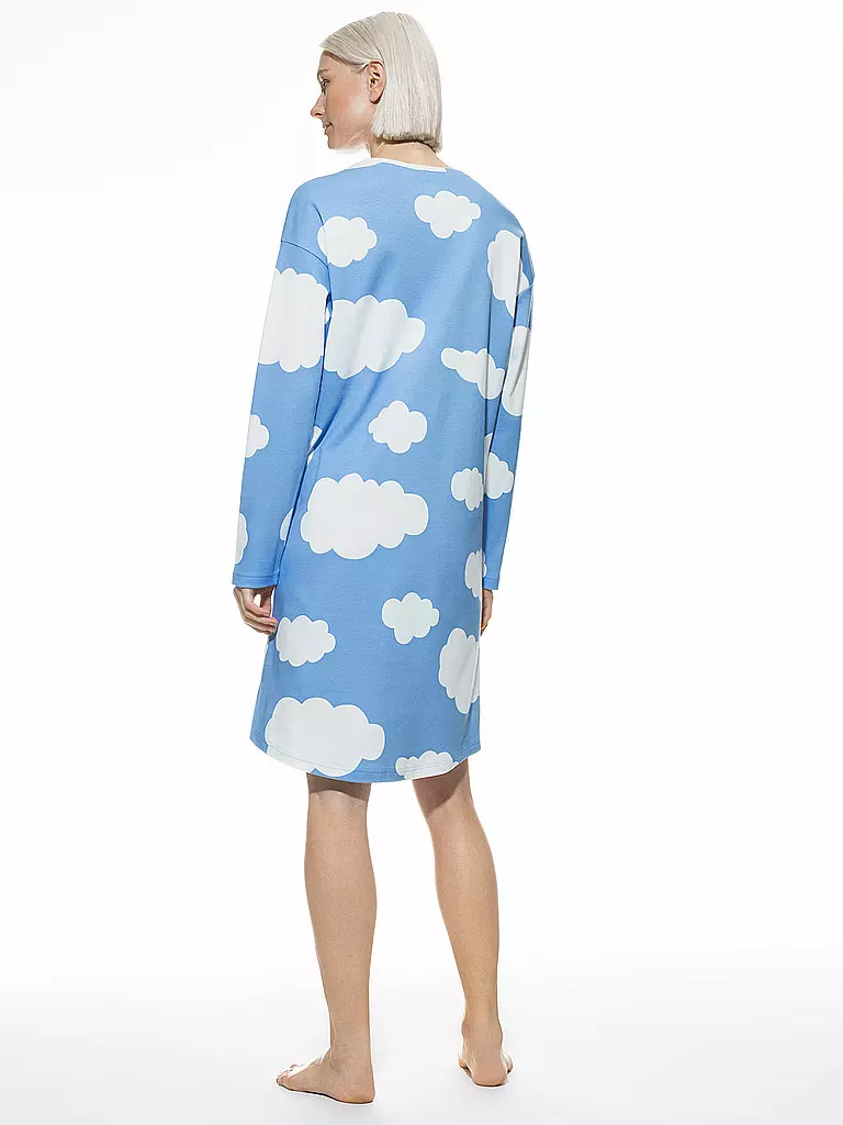 MEY Nachthemd - Sleepshirt hellblau