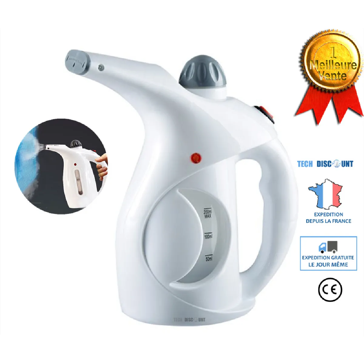 Tech Discount Mini Steamer