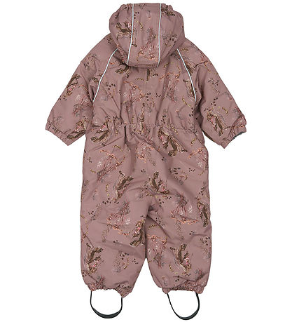 Mikk-Line Schneeanzug - Hoch Floral - Twilight Mauve