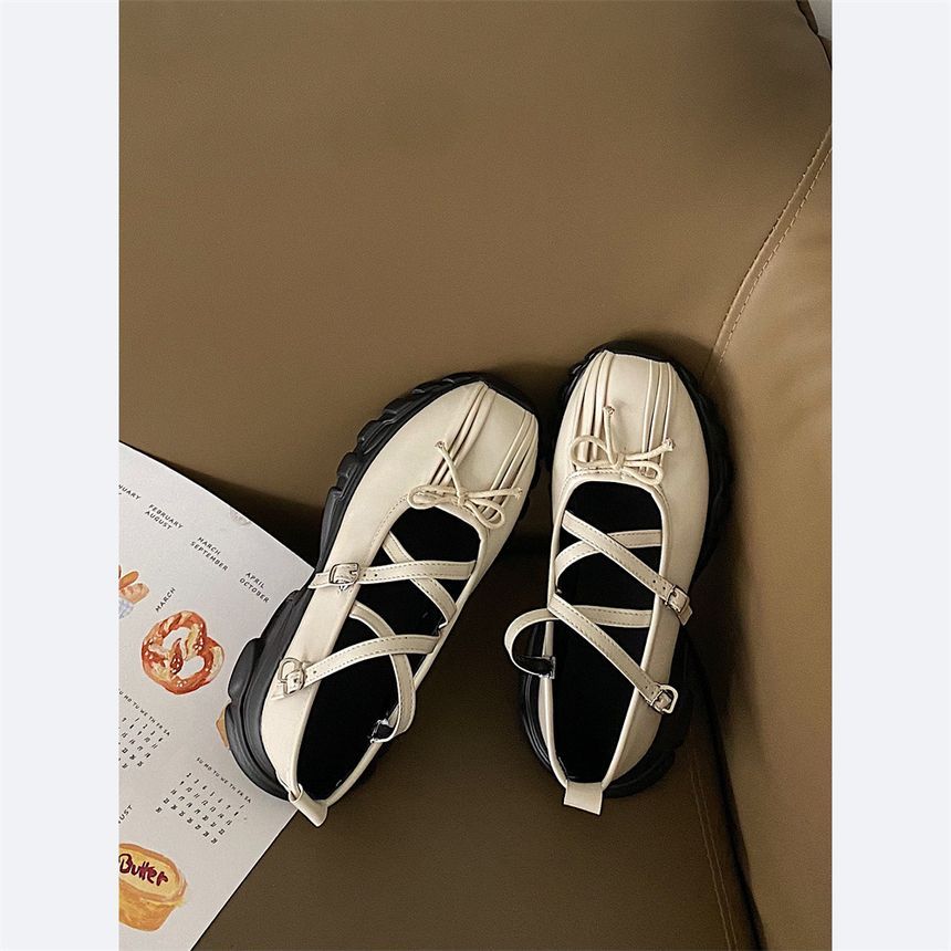 telijimi - Bow Mary Jane Sneakers