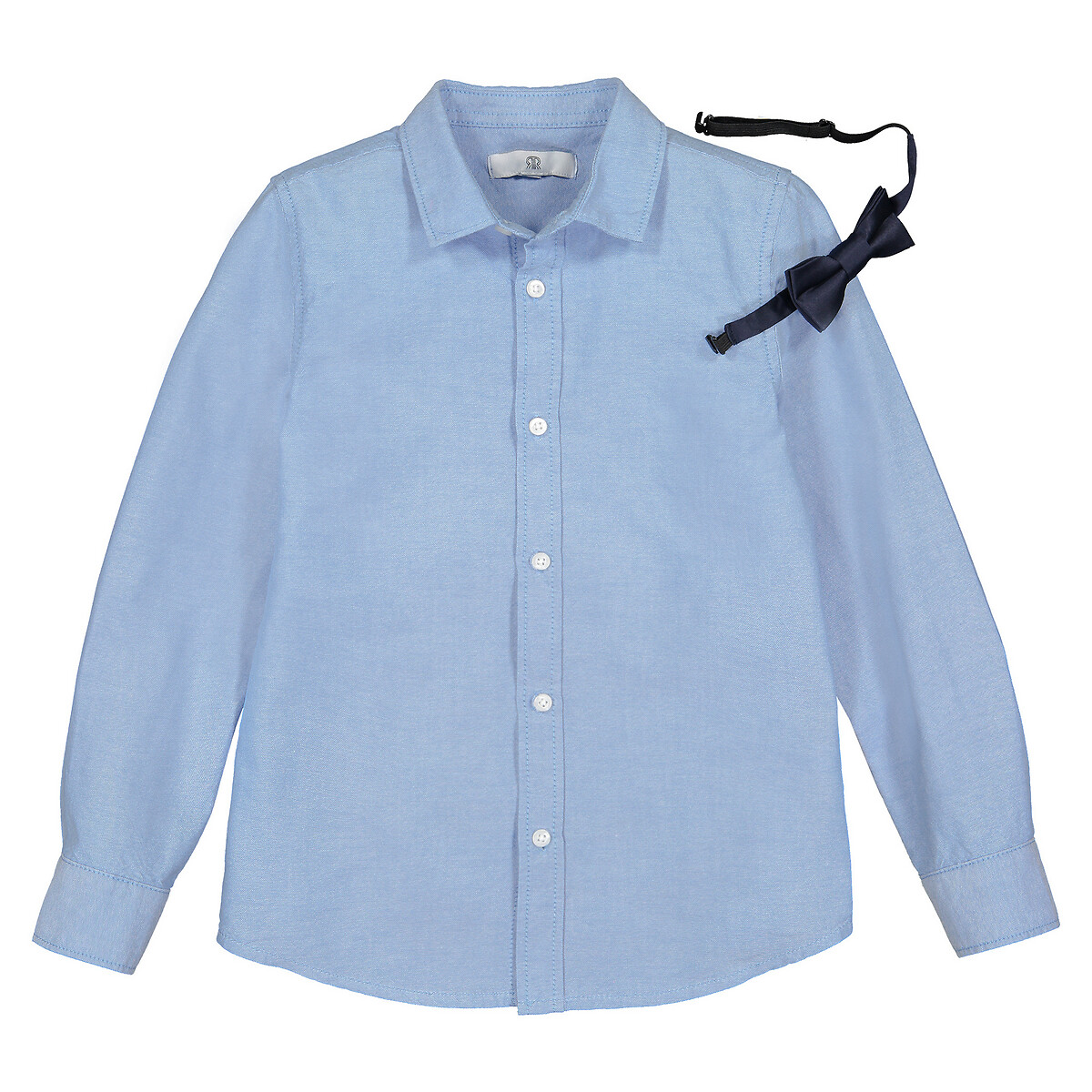 COLEÇÕES LA REDOUTE<br>Camisa com gravata borboleta removível