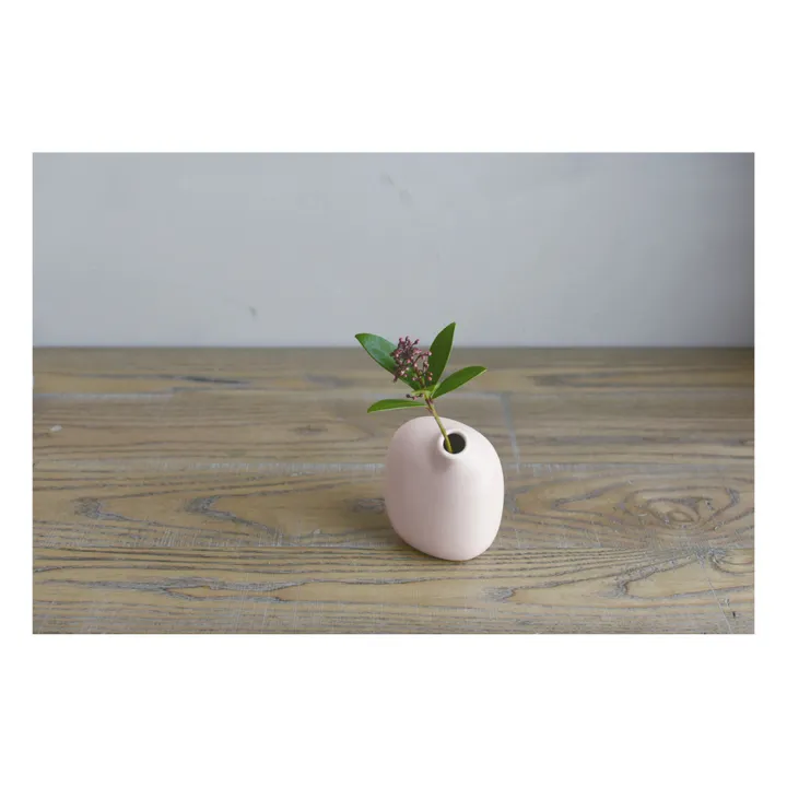 Kinto Vase Sacco 02 en porcelaine | Rose