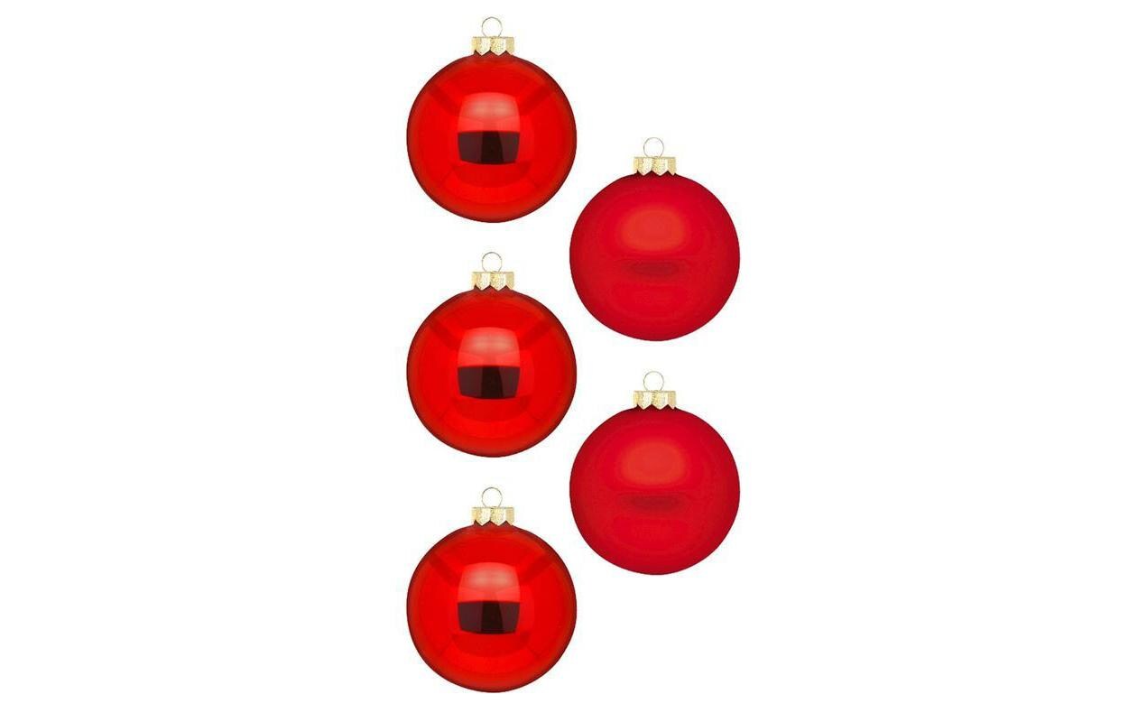 Weihnachtskugel Merry Red Ø 3 cm 24 StückChristbaumkugeln Rottöne