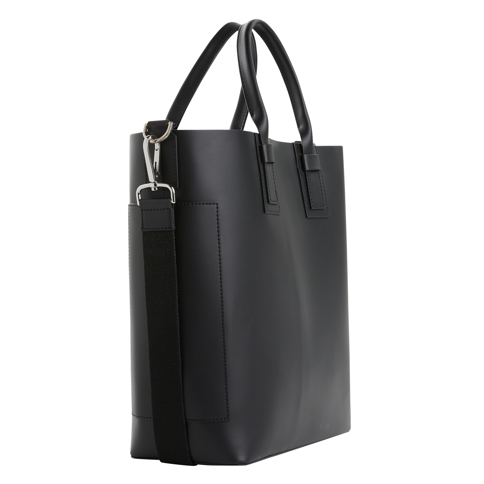 Sac cabas en cuir | Noir