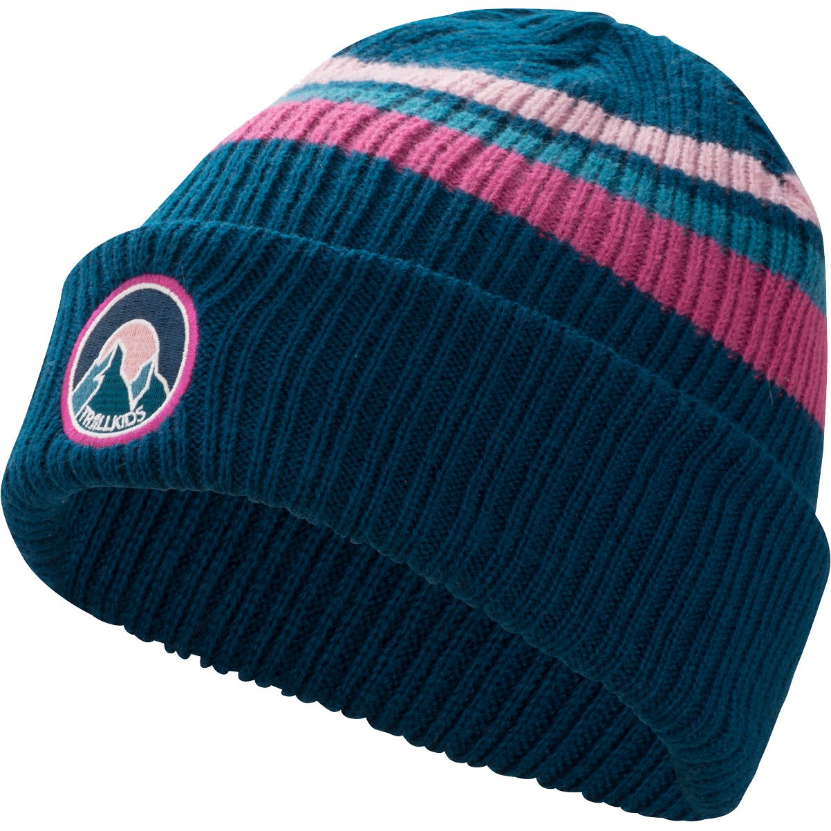 Trollkids Spitsbergen Mütze Kinder madeira blue