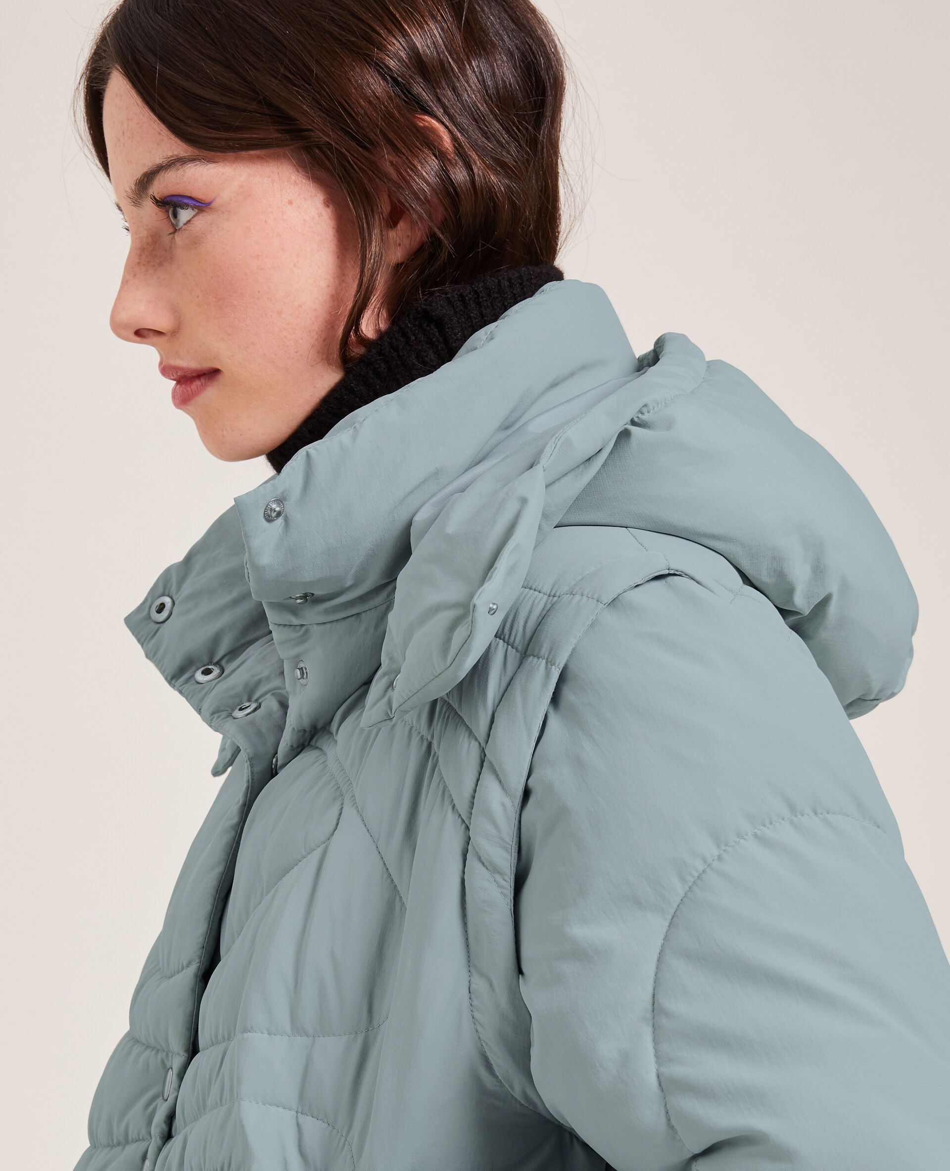 Doudoune matelassage wavy - Vert
