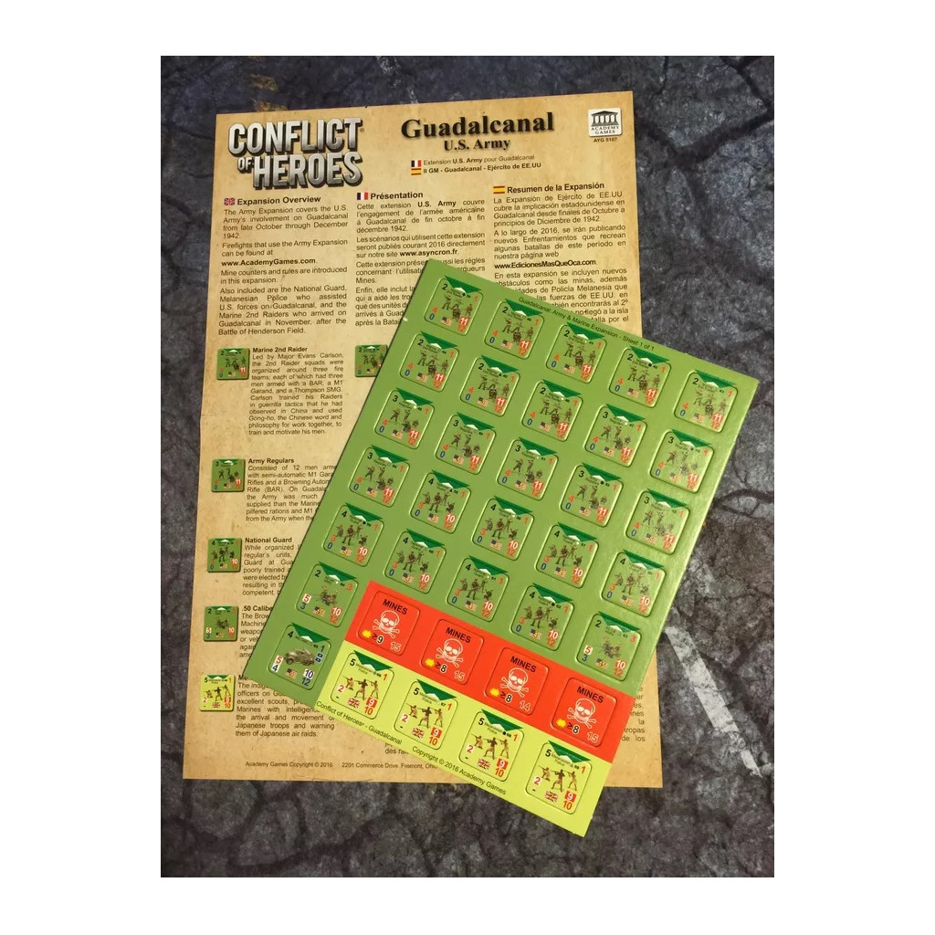 Conflict of Heroes Guadalcanal 1942 US Army Expansion