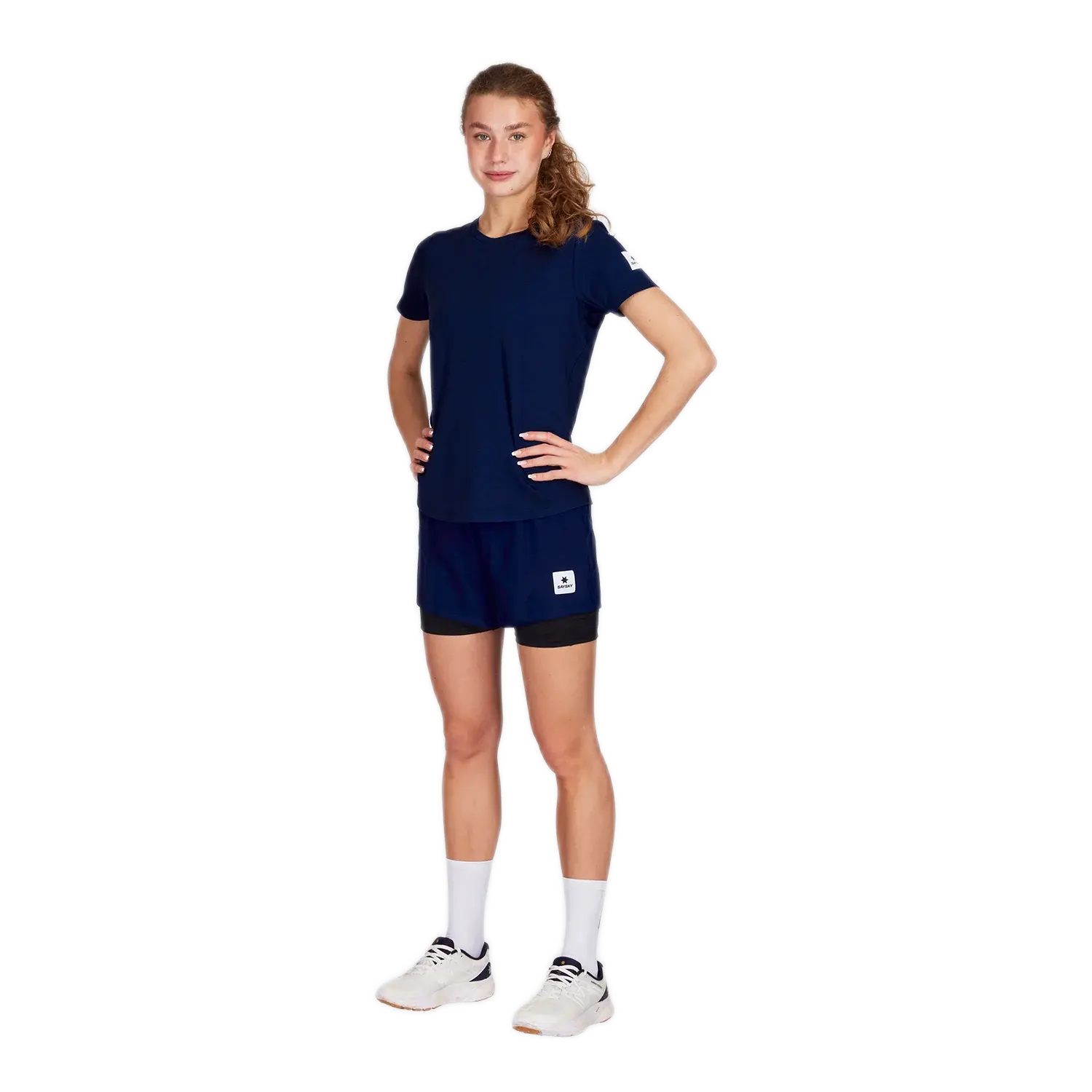 saysky clean pace ss tee dame 2001 blue