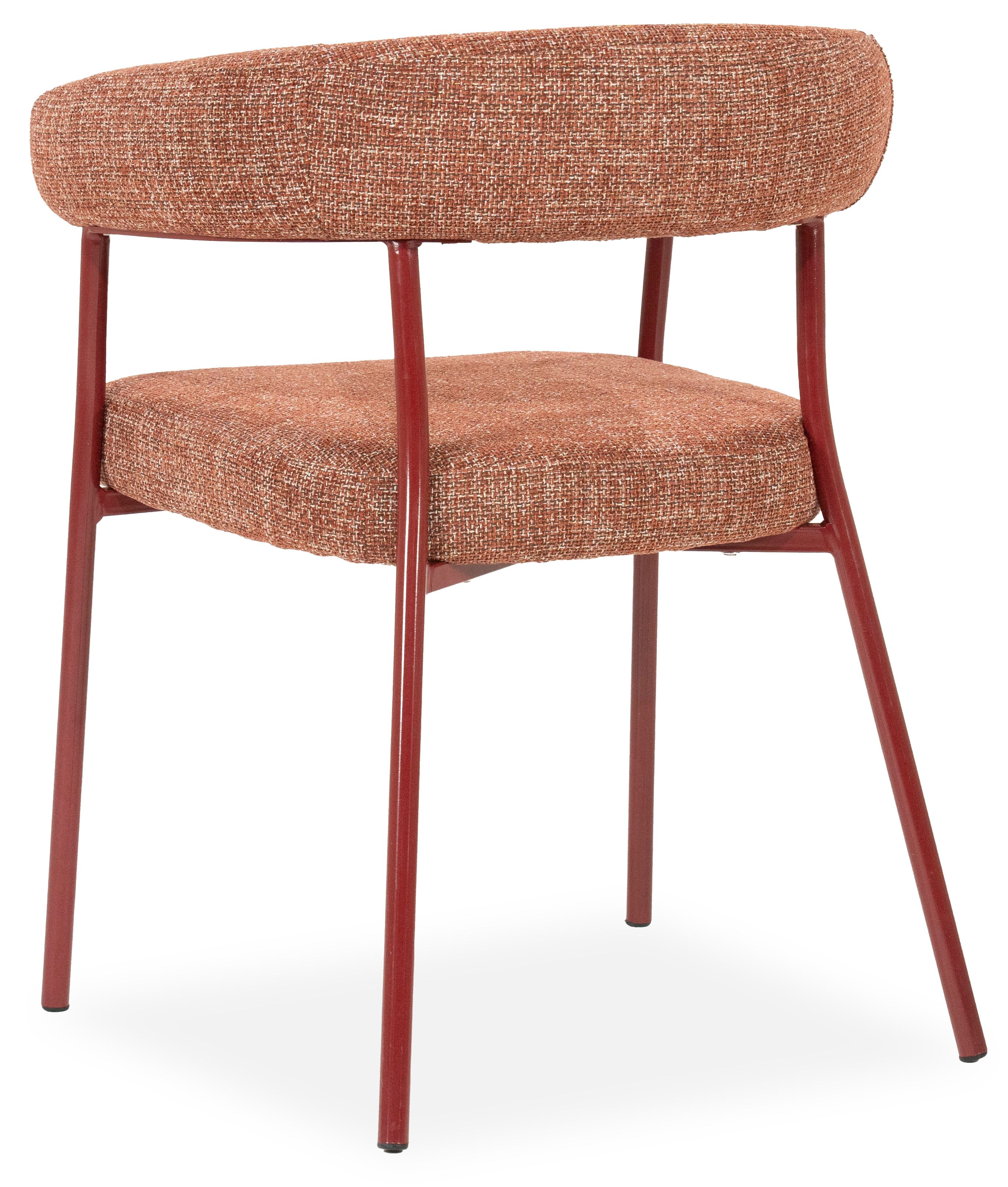 Eetkamerstoel 250029 burgundy Yovi B55 x D57 x H77 cm