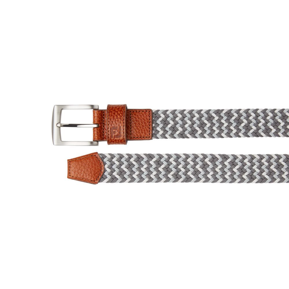 Essential Braided Belte Grå