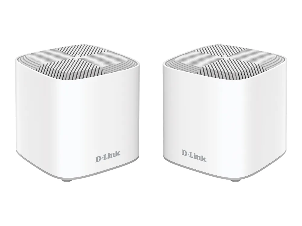 D-Link Covr Whole Home COVR-X1862 - Wi-Fi-system - (2 routere) - op til 420 kvm - mesh 1GbE - Wi-Fi 6 - Dual Band