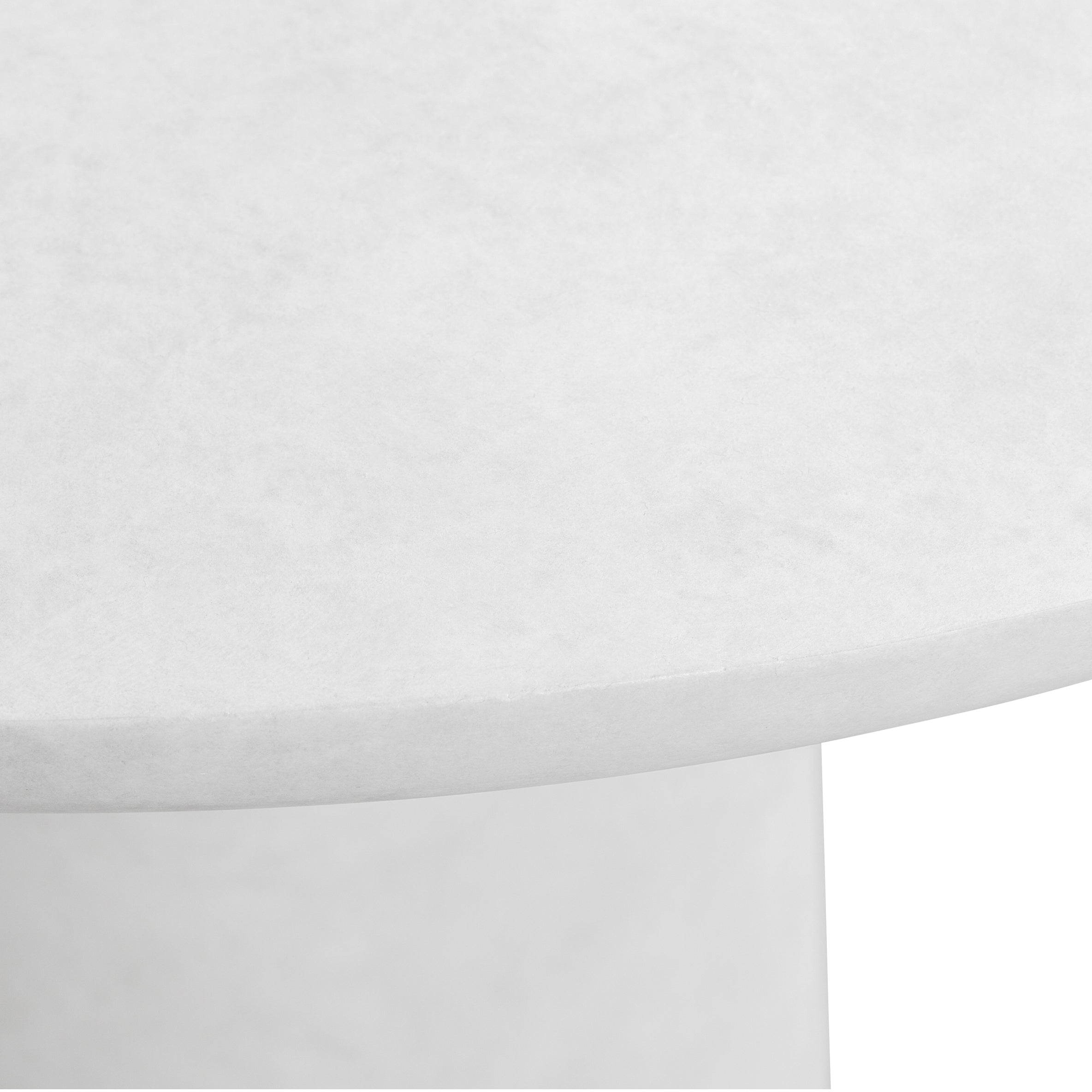 WOOOD Eettafel Damon Ã 100 cm - Betonlook Wit