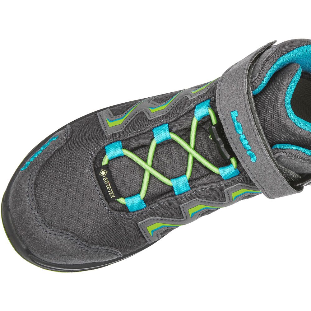 LOWA Maddox GORE-TEX® MID Junior Wanderschuhe Kinder graphit