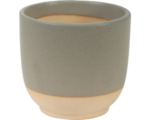 Keramische plantenbak Hein Ø 6 cm H 6 cm grijs