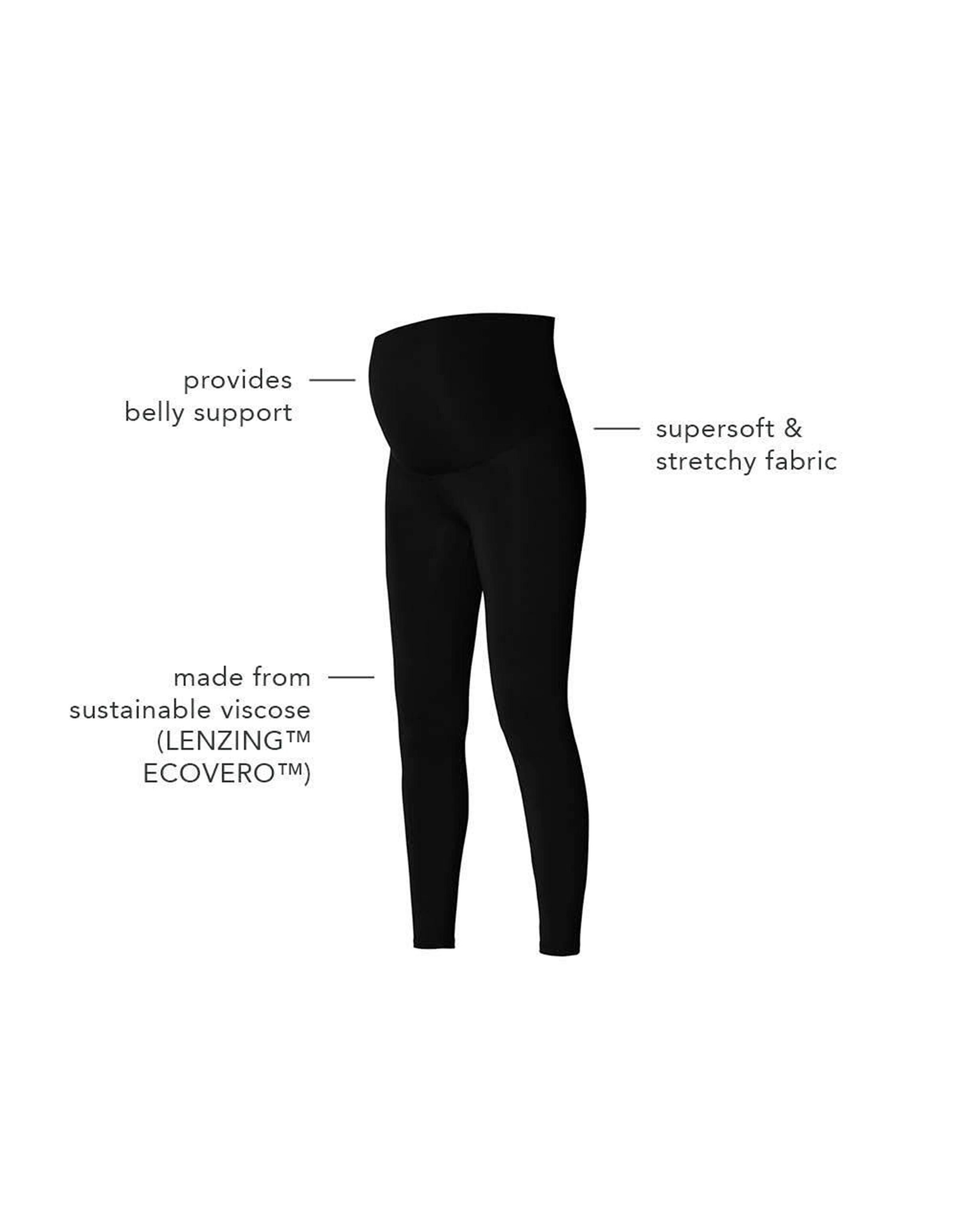 Noppies Maternity Umstandsleggings Paris Black