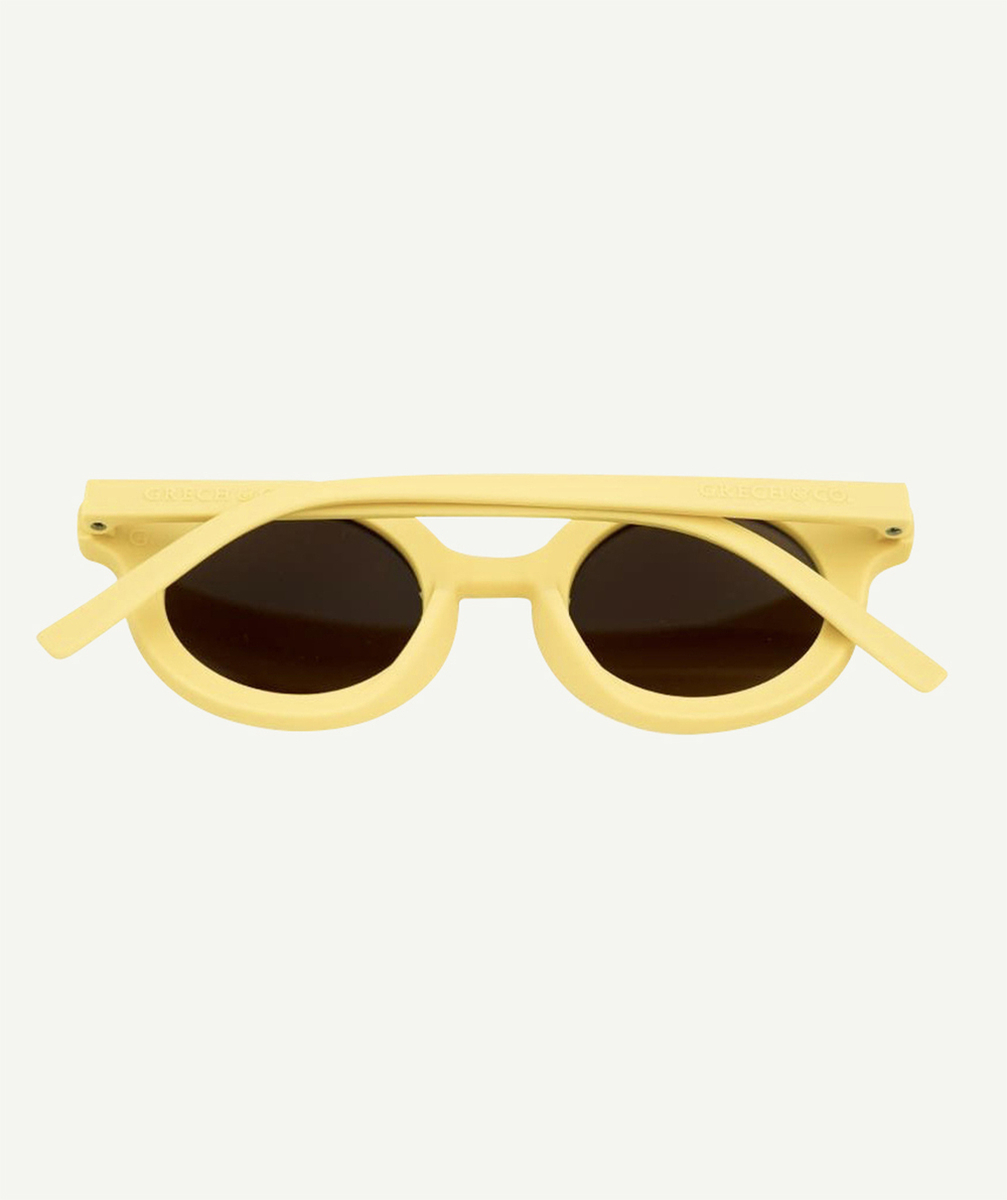 GRECH & CO.LUNETTES DE SOLEIL ORIGINAL RONDES ET JAUNES