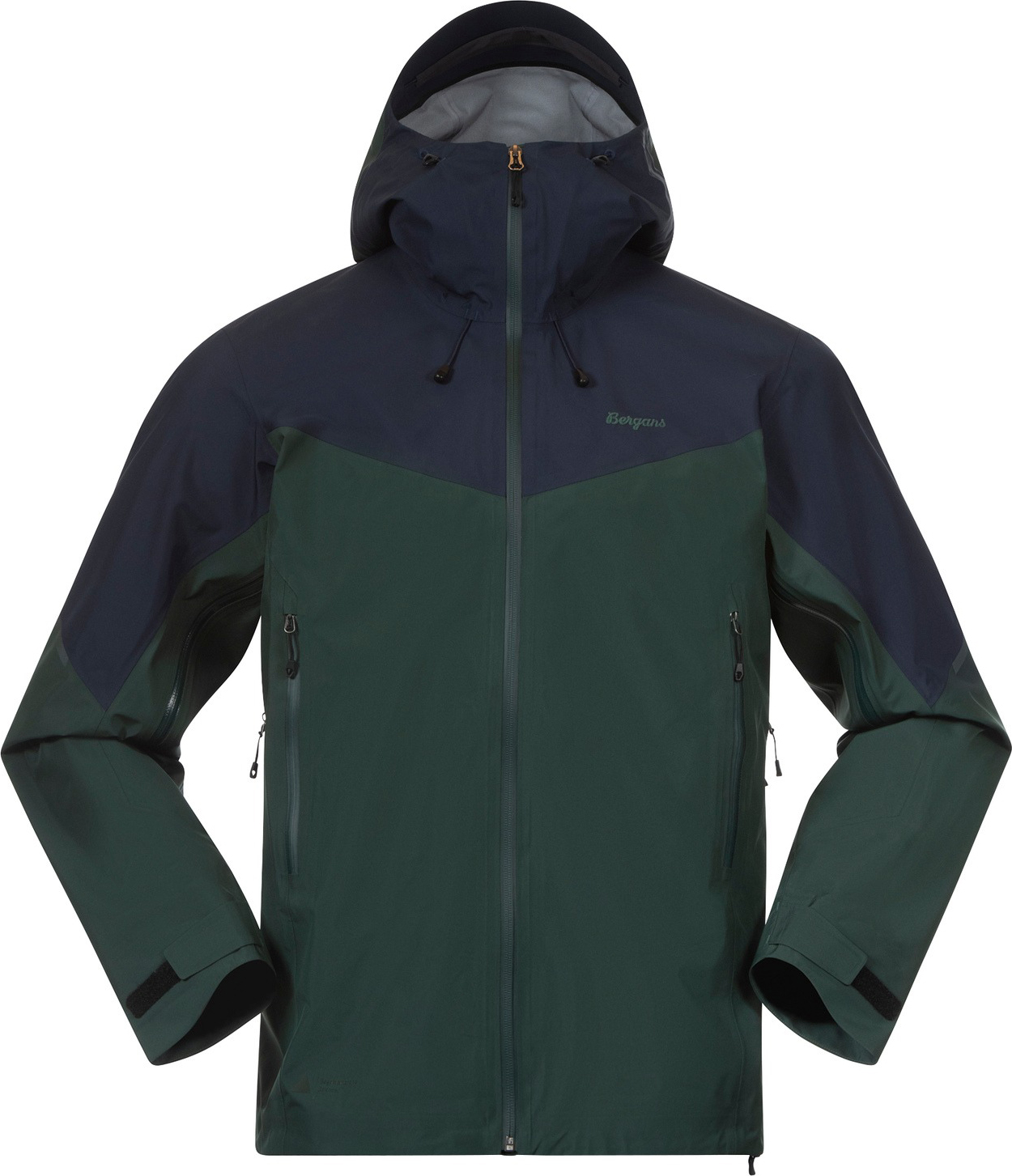 Rabot Light 3L Shell Jacket Herre Duke Green/Navy Blue