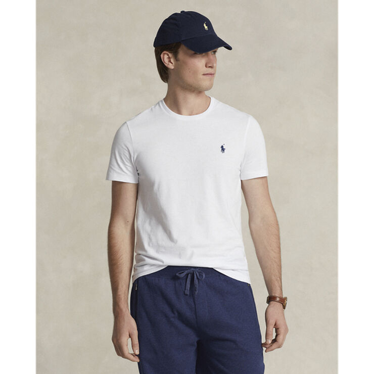 Polo Ralph Lauren Custom Slim Fit Cotton T-Shirt Hvid