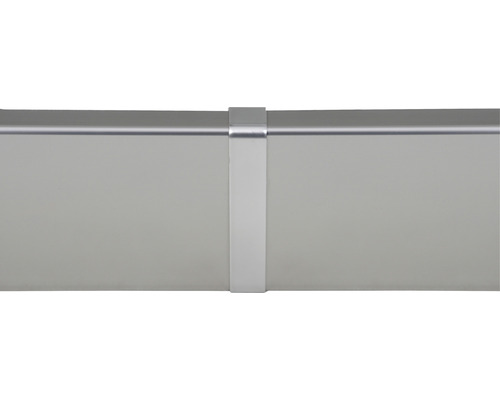 Connector voor Pertura Pontos glazen balustrades, zilver, 30x106 mm