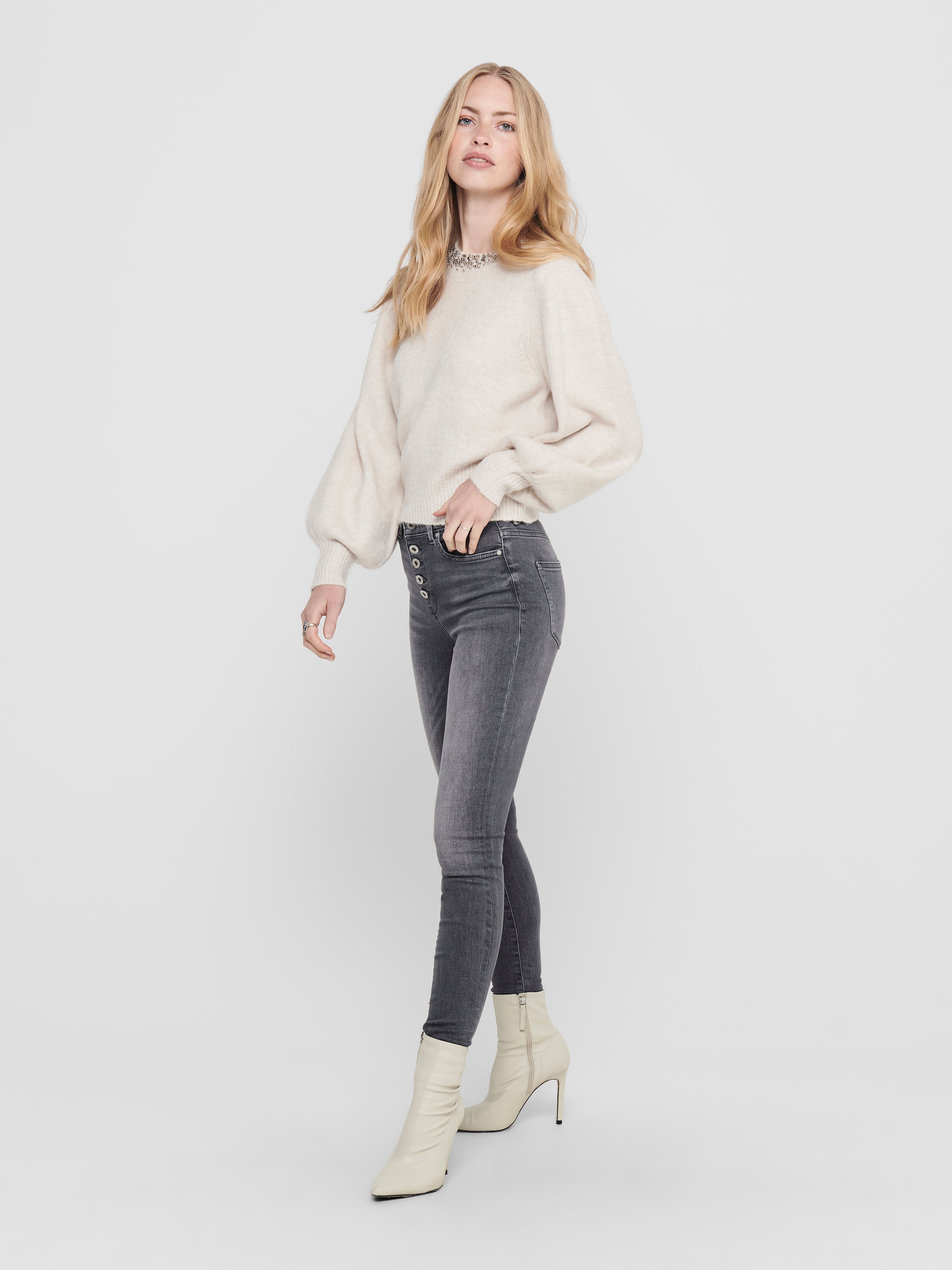 ONLELSA Strickpullover Pumice Stone