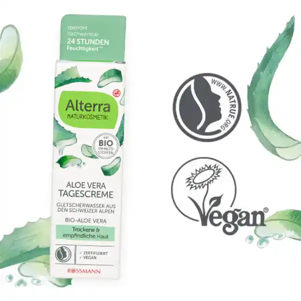 Tagescreme Bio-Aloe Vera & Gletscherwasser
