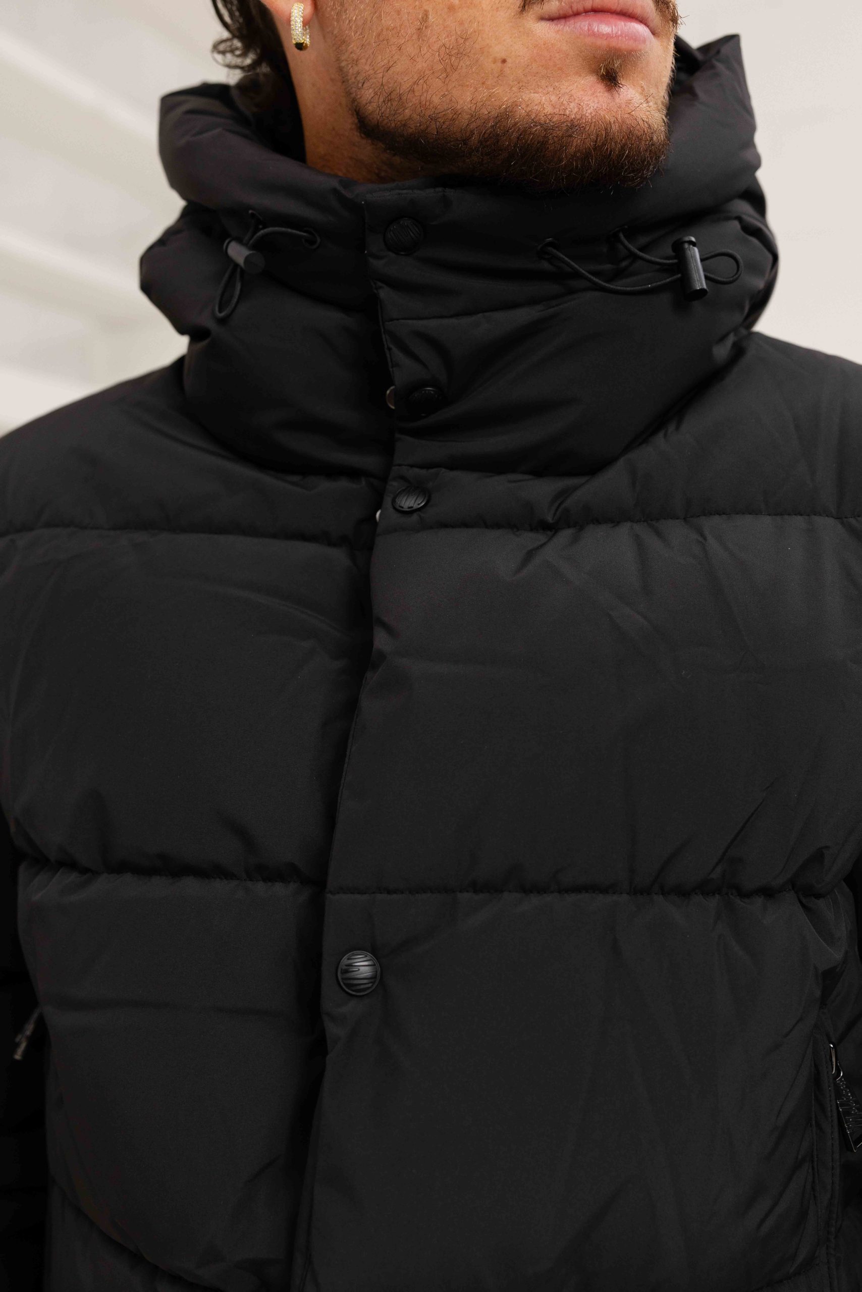 Malelions Arctic Puffer Winterjas Heren Zwart
