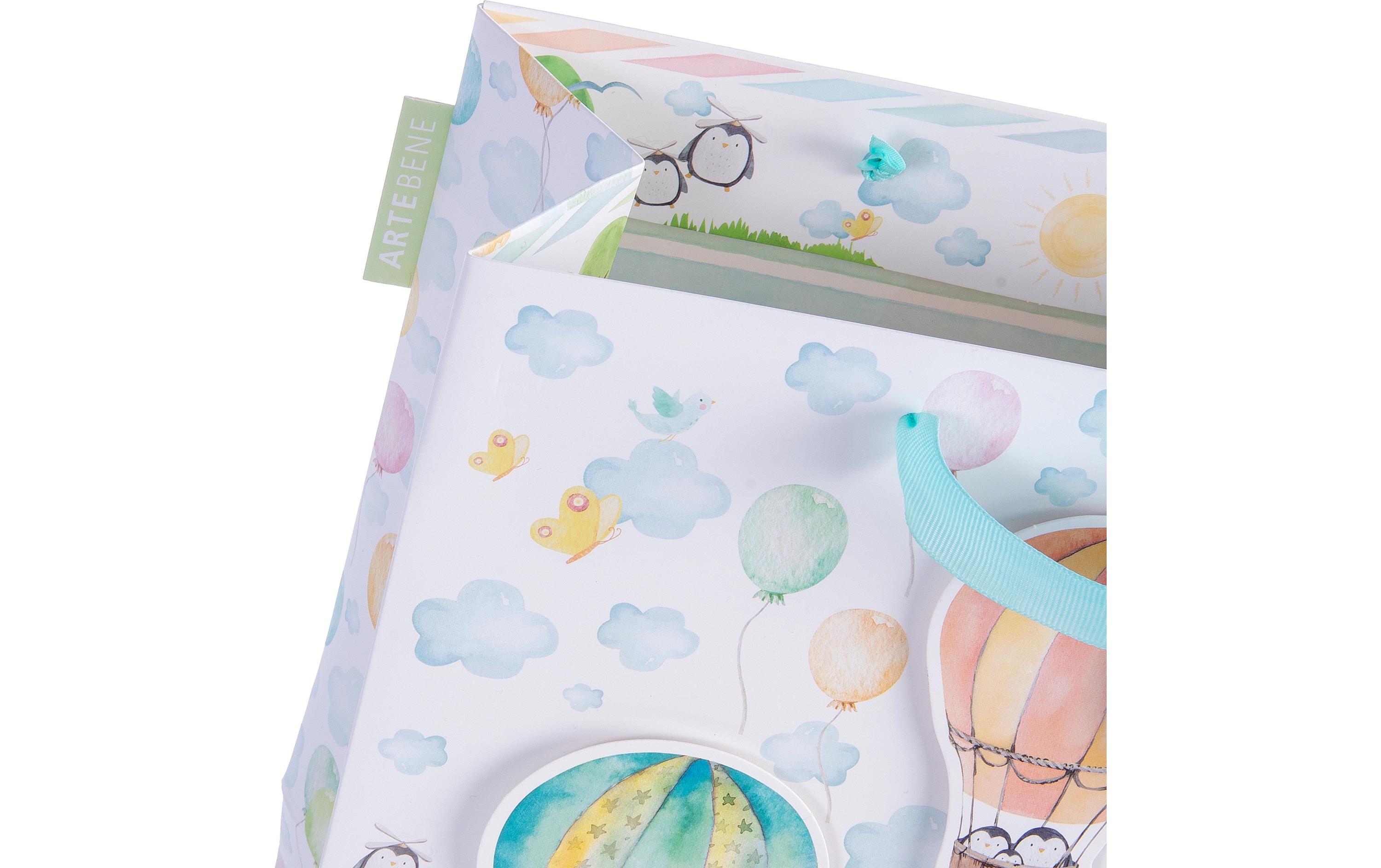 Geschenktasche Kleine Himmelsfreunde 25 x 25 x 11 cmTragetasche zum Einpacken von Geschenken
