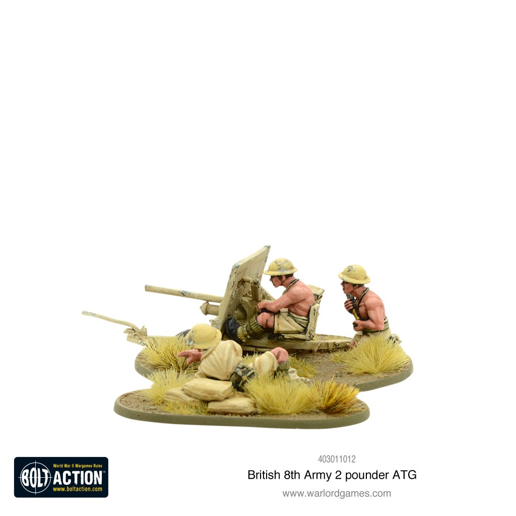 Bolt Action - British - 8th Army 2 Pounder ATG