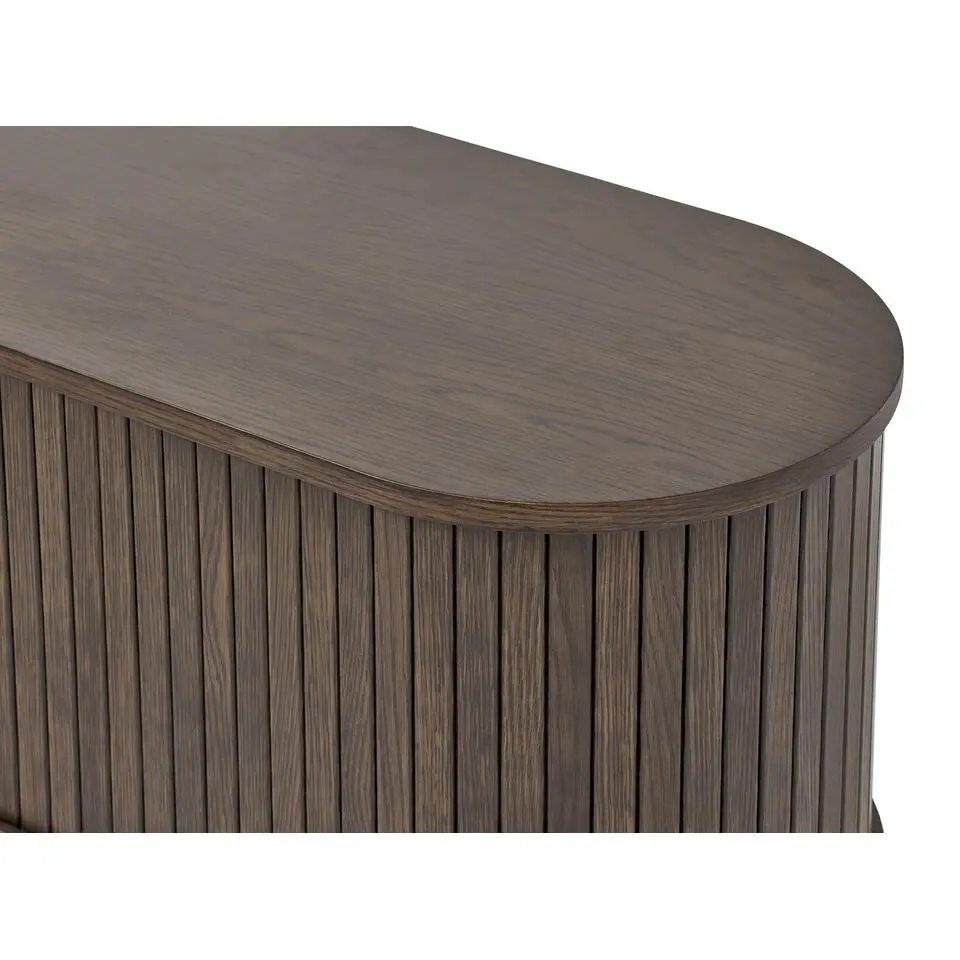Tv-Meubel Donker Eikenhout - 180x40x55,6cm - Meta