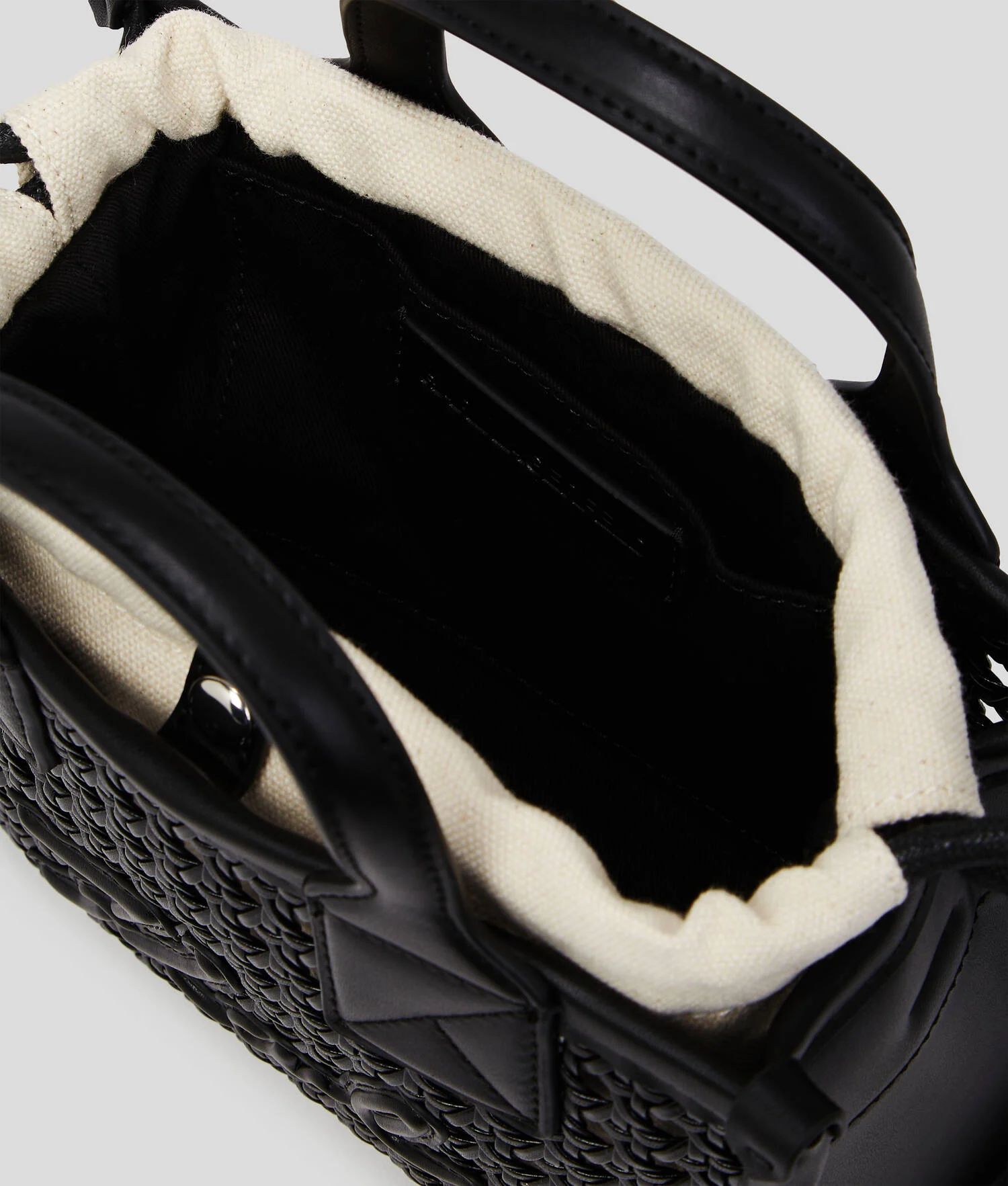 PETIT SAC CABAS K/SKUARE - Noir-Nickel