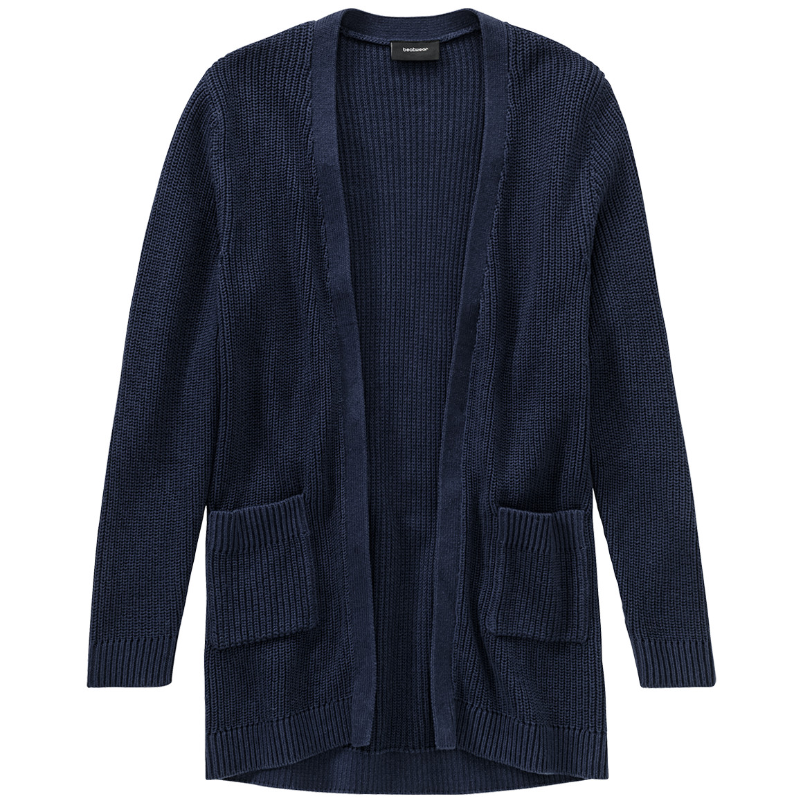 Beatwear Mädchen Strickjacke mit Taschen dunkelblau