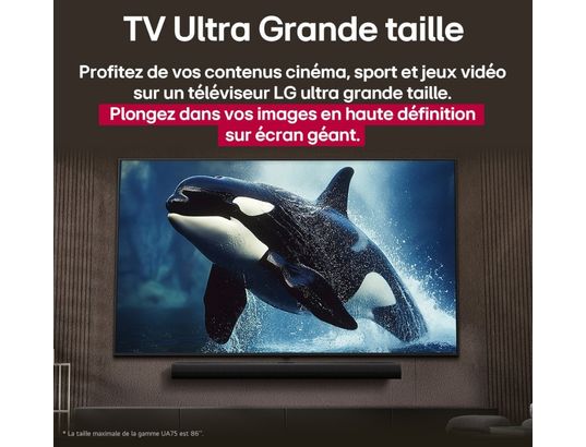 LG - TV LED 4K 189 cm 75UA75006LA
