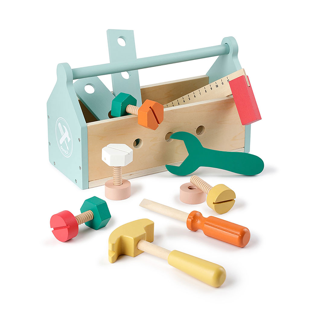 Jeu caisse à outils en bois 11x16x27cm