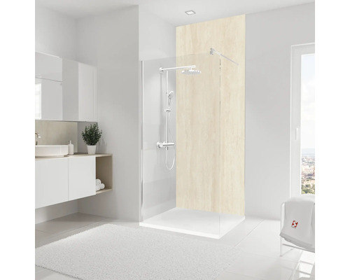 SCHULTE DecoDesign ExpressPlus douchewandpaneel, steenlook, kalksteen, soft touch, 255 x 100 cm, EP19010254 852