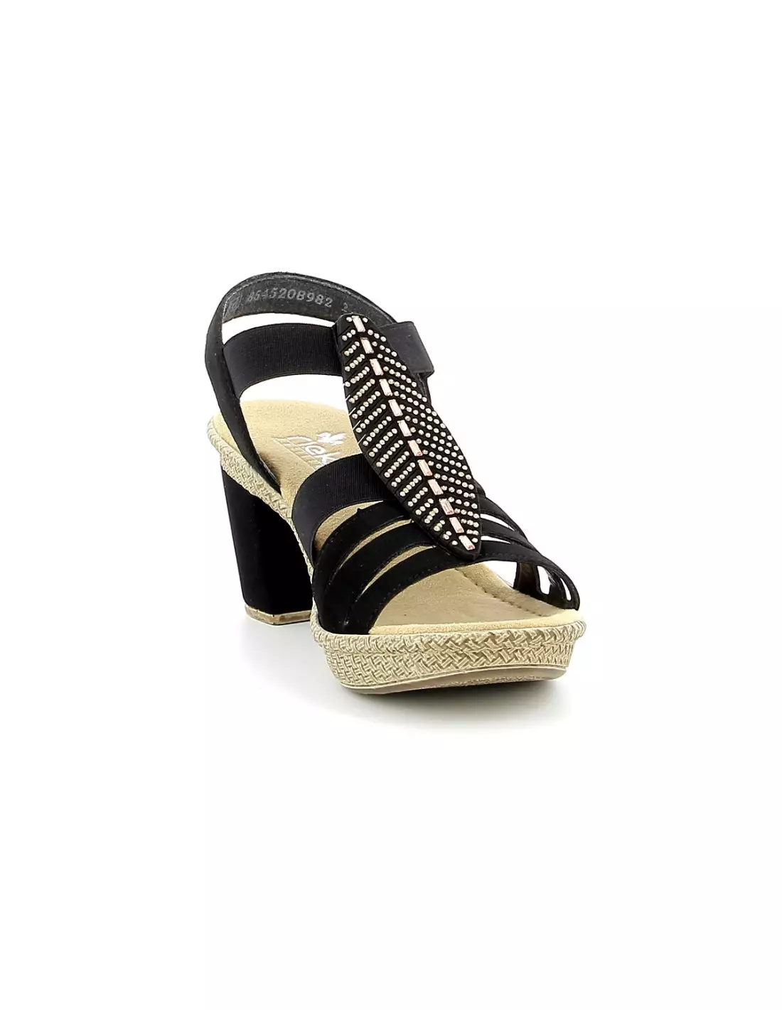 RIEKER 66526-00 - Sandales & nu-pieds Noir