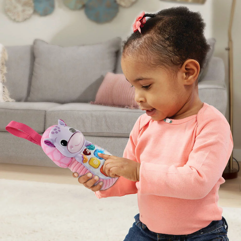 TOUDOUX ALLO BEBE  - UN TELEPHONE HIPPOPOTAME ROSE