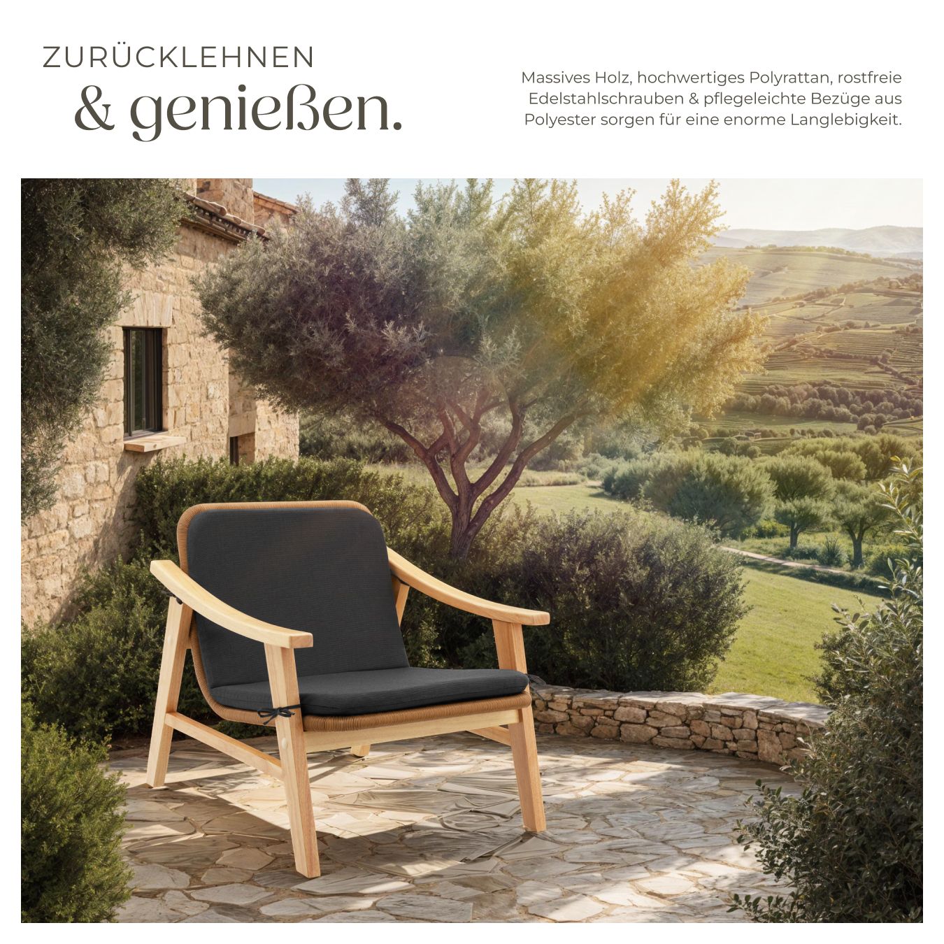 Rattan Stuhl Treviso