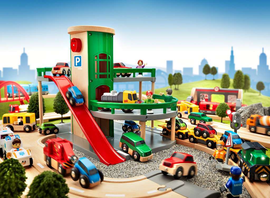 BRIO Spiel Parkhaus, Straßen&Schienen