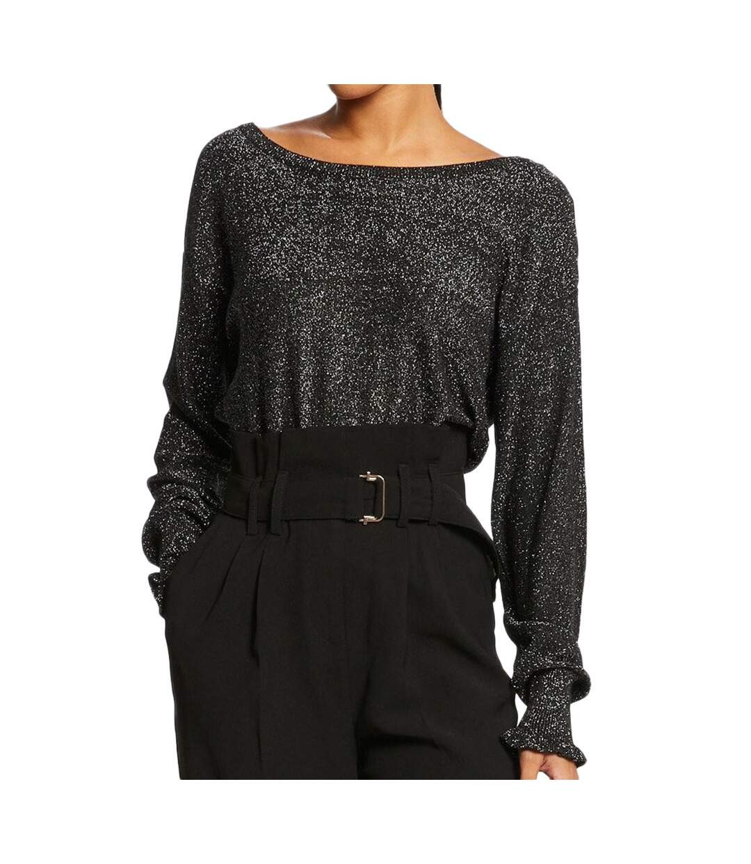 Pull Gris Brillant Femme Morgan Morika