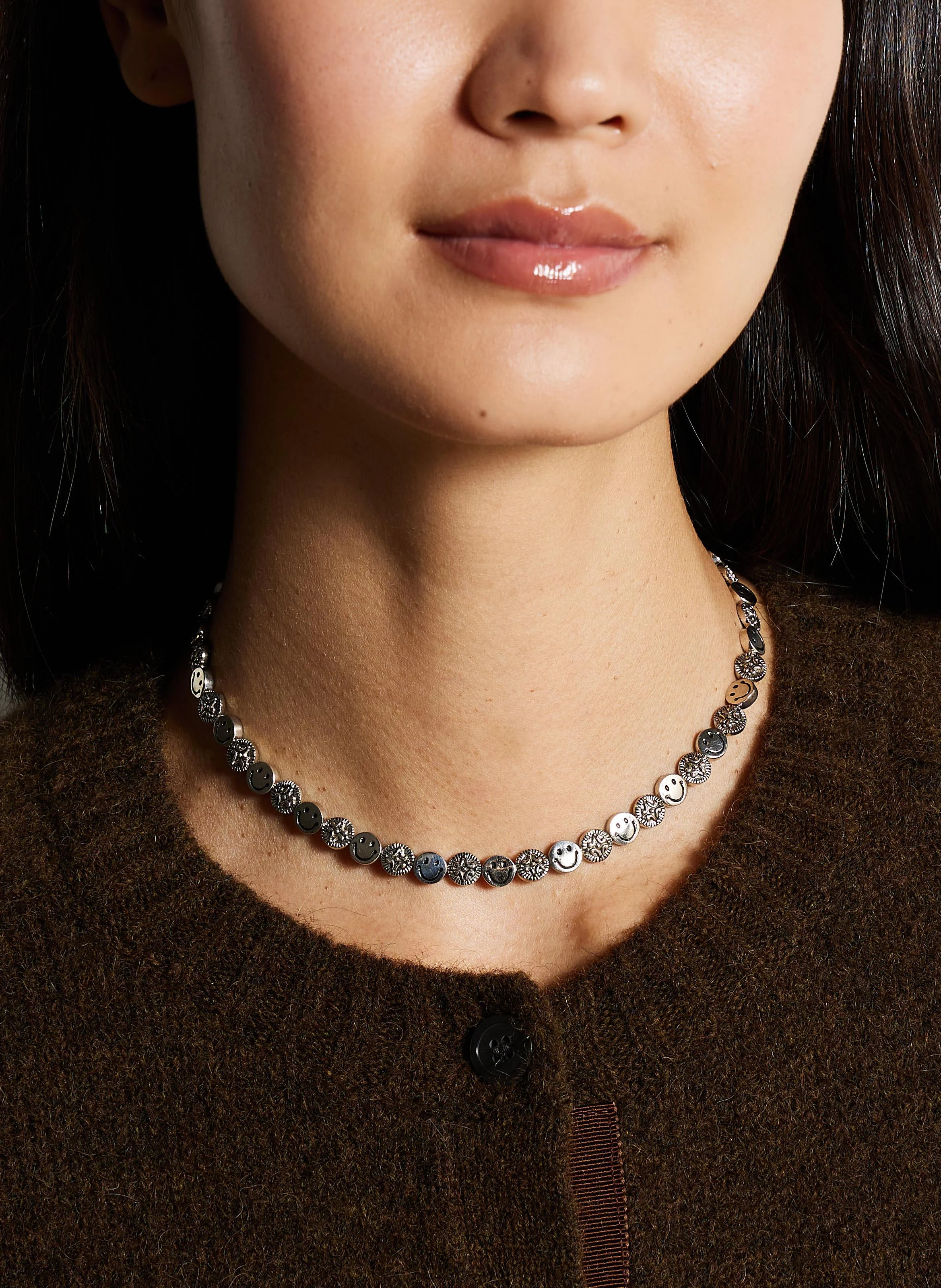 LIBI - Collier smiley en argent | Argent