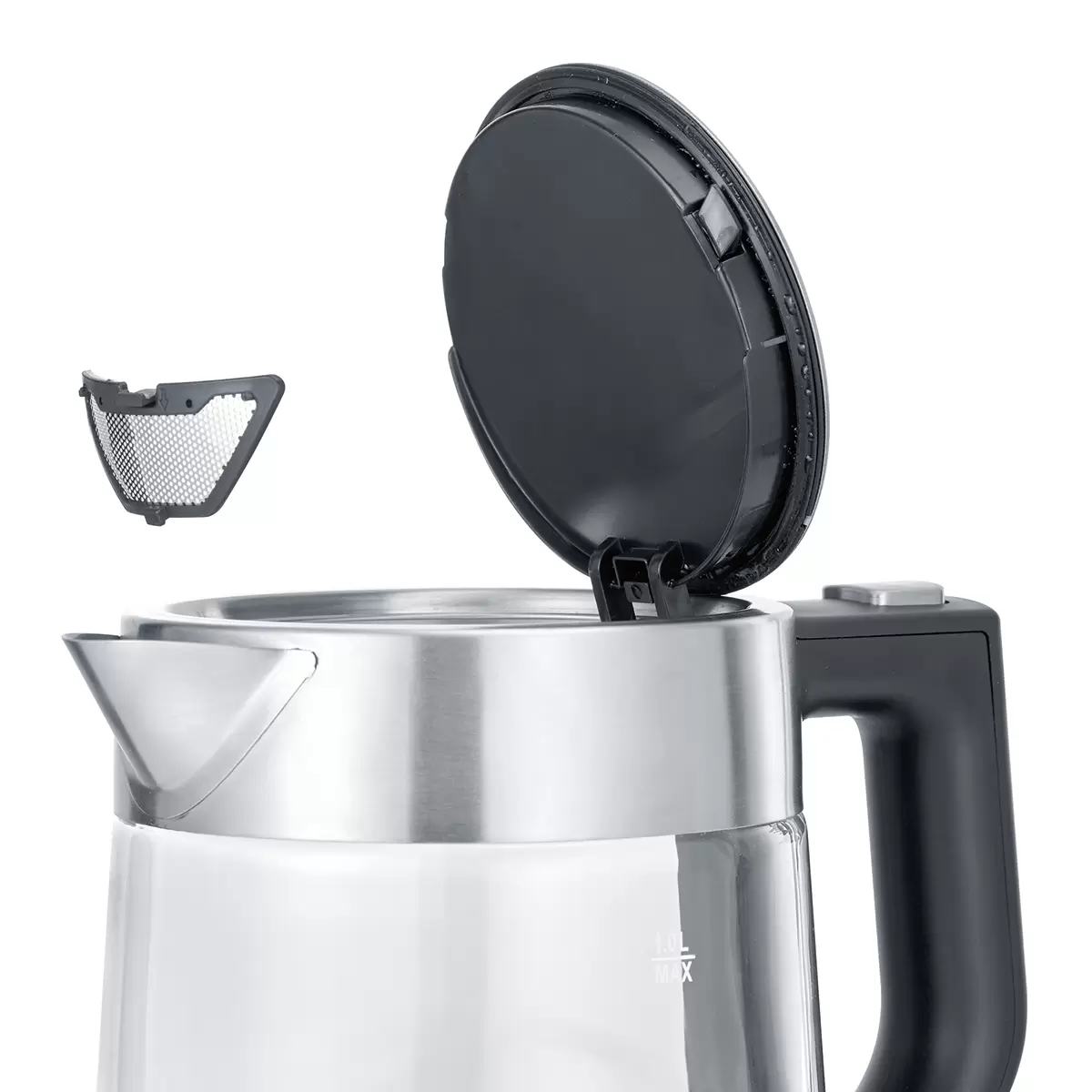 Wasserkocher Severin WK3468 silber,transparent