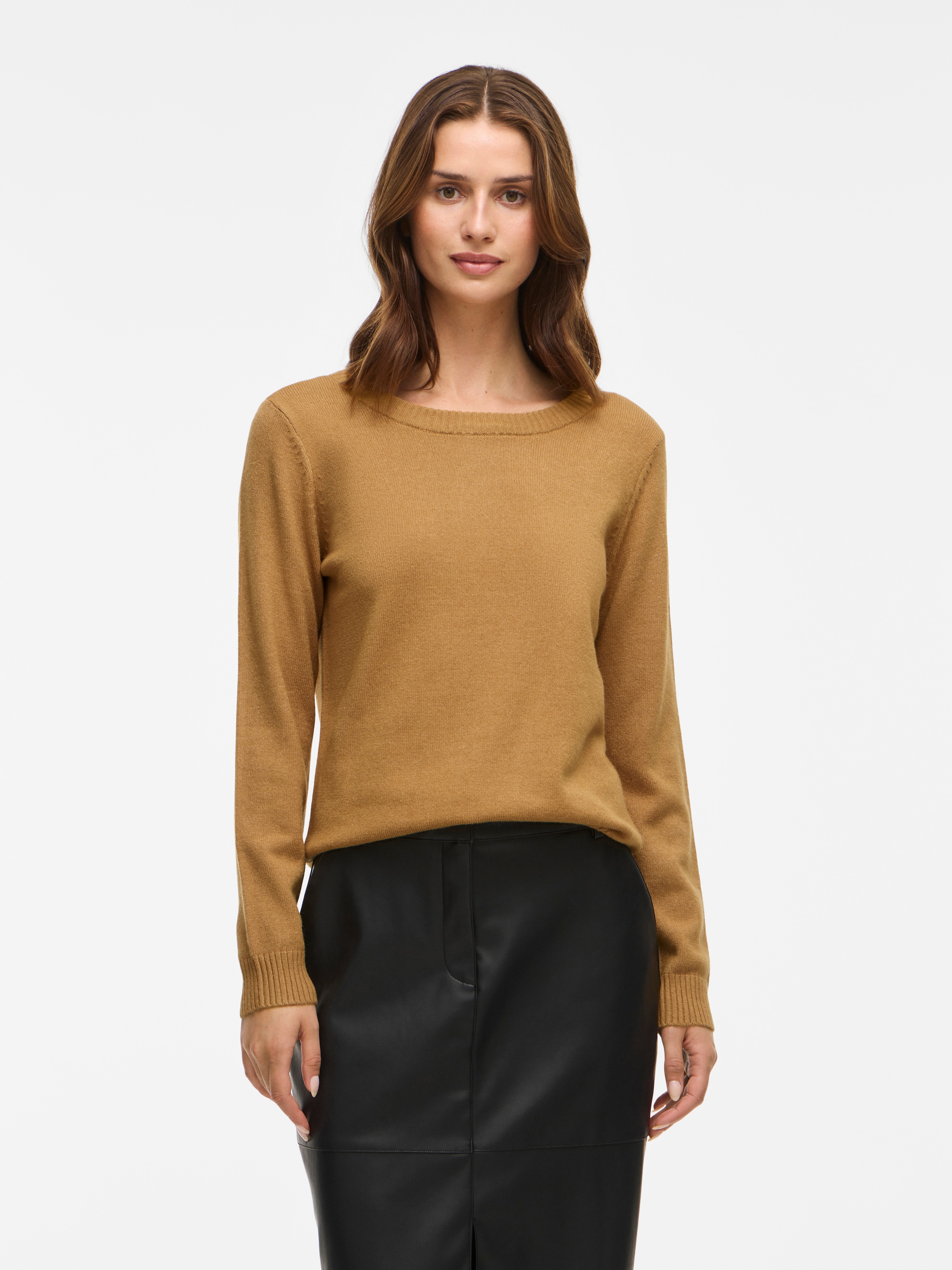 Vila Rundhalspullover »VIRIL O-NECK L/S  KNIT TOP - NOOS«