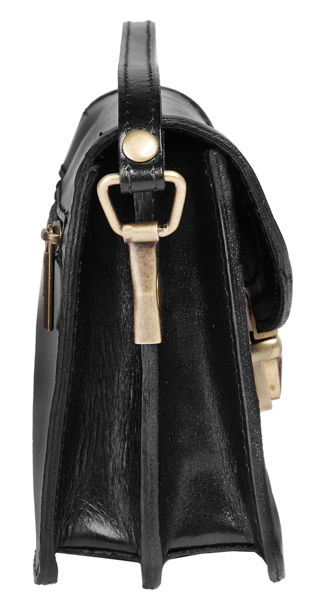 Bagan Umhängetasche echt Leder, Made in Italy