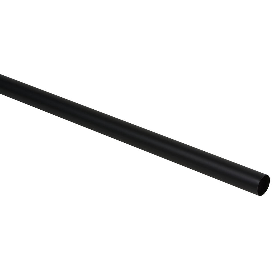 Roede 20 mm - zwart - 240 cm